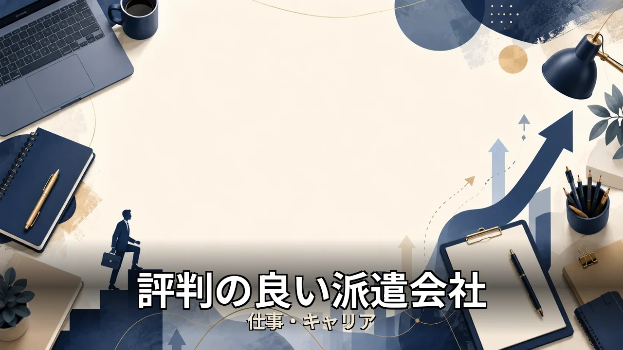 評判の良い派遣会社｜評判・解約・向かない人を本音で解説