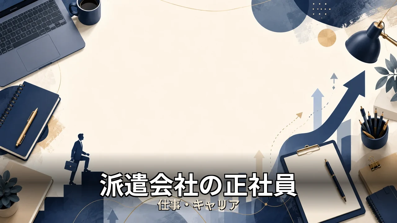 派遣会社の正社員 デメリット｜評判・解約・向かない人を本音で解説